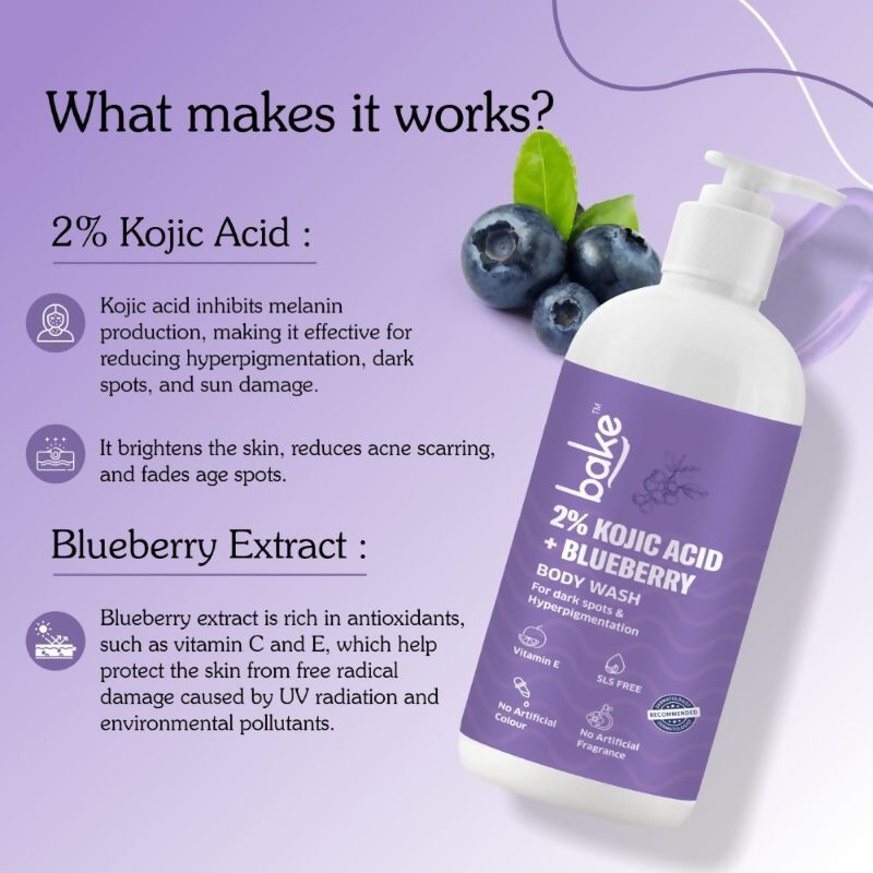 Bake 2% Kojic Acid Body Wash | Grocsy