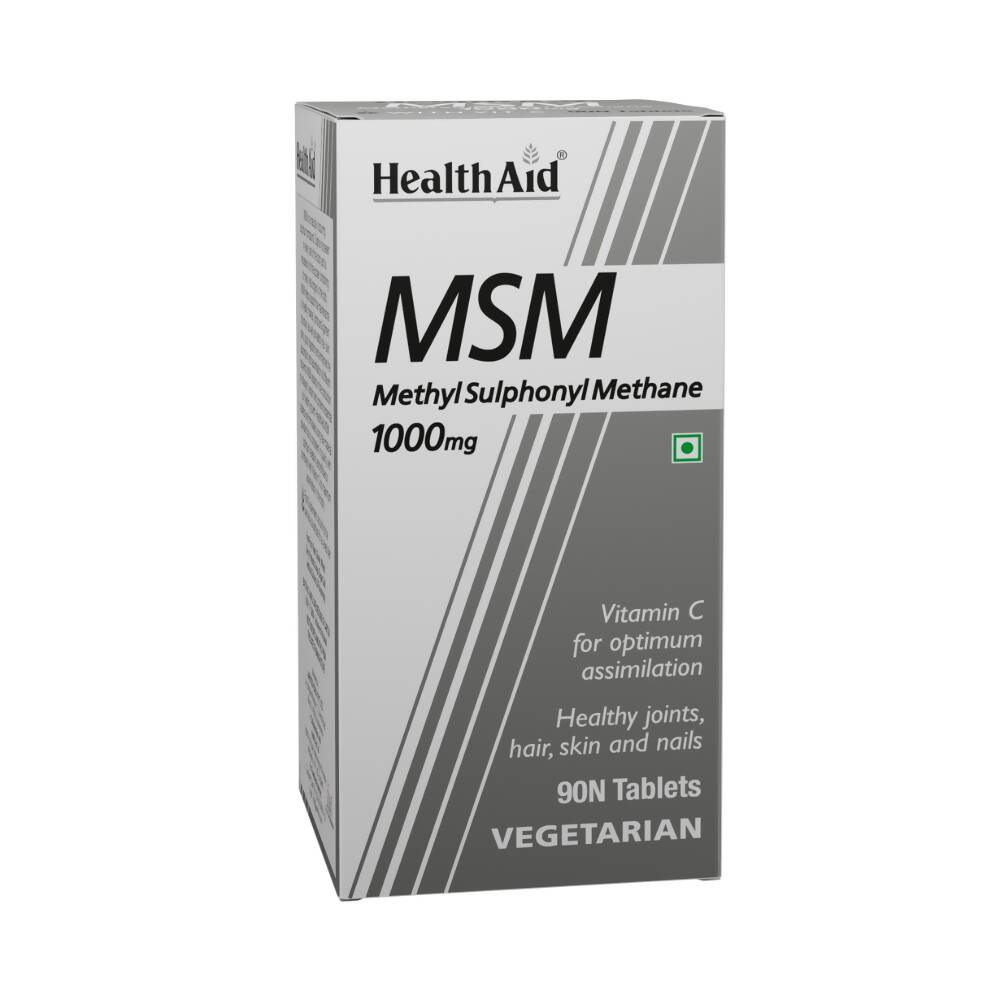 HealthAid MSM 1000 mg Tablets | Grocsy
