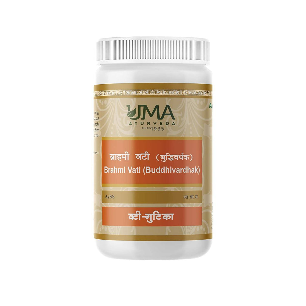 Uma Ayurveda Bramhi Vati (Buddhivardhak) | Grocsy