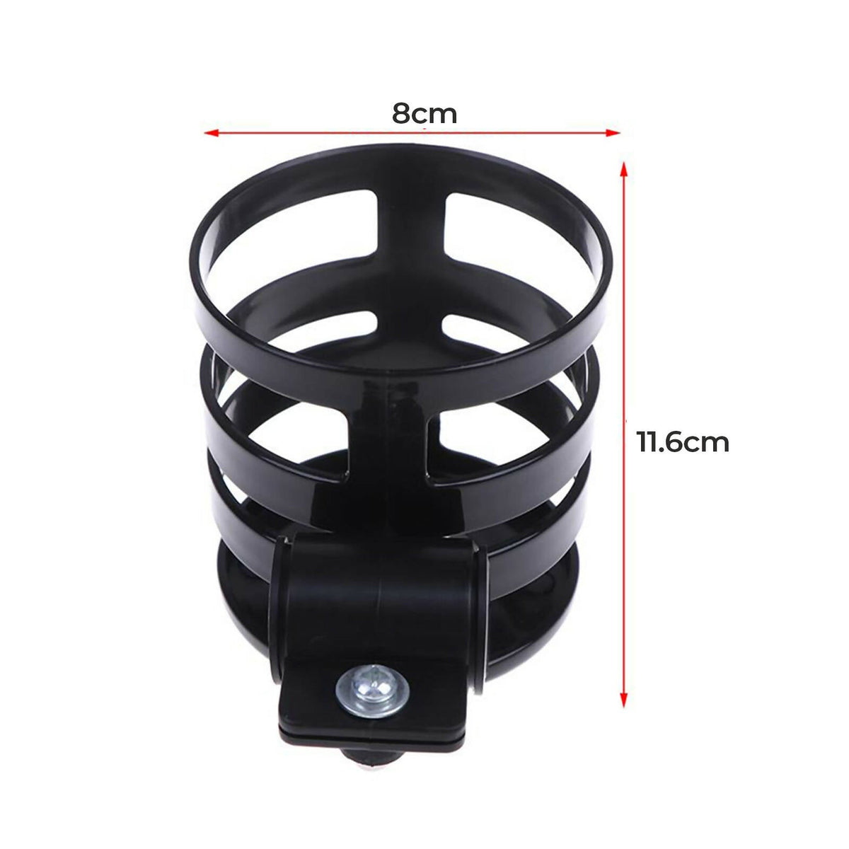 Safe-O-Kid Universal Stroller & Pram cup or Mug holder for kids- Black | Grocsy