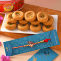Lord Krishna Rakhi & Mathura Peda Combo | Grocsy