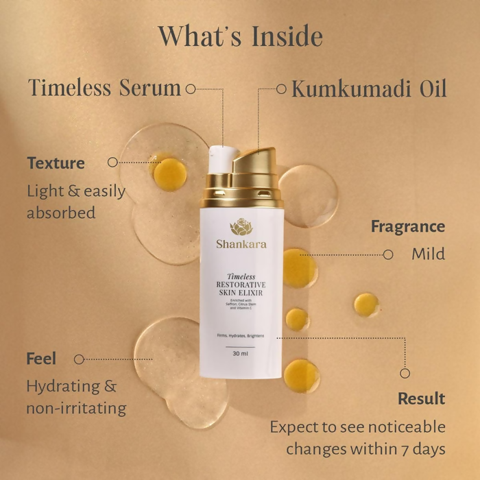 Shankara by Sri Sri Tattva Timeless Restorative Skin Elixir | Grocsy