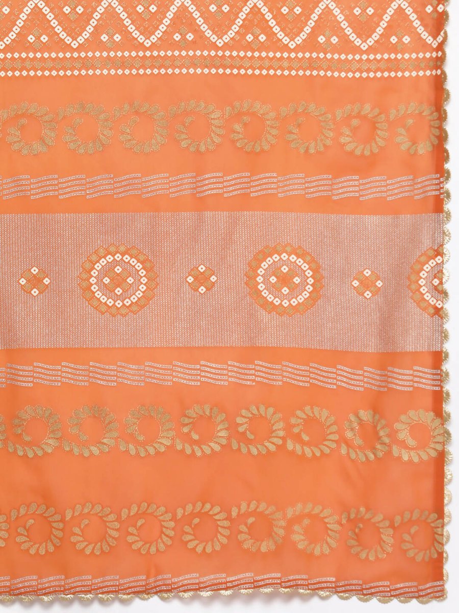Ahalyaa women's wear Traditional wear lehenga choli - Orange | Grocsy