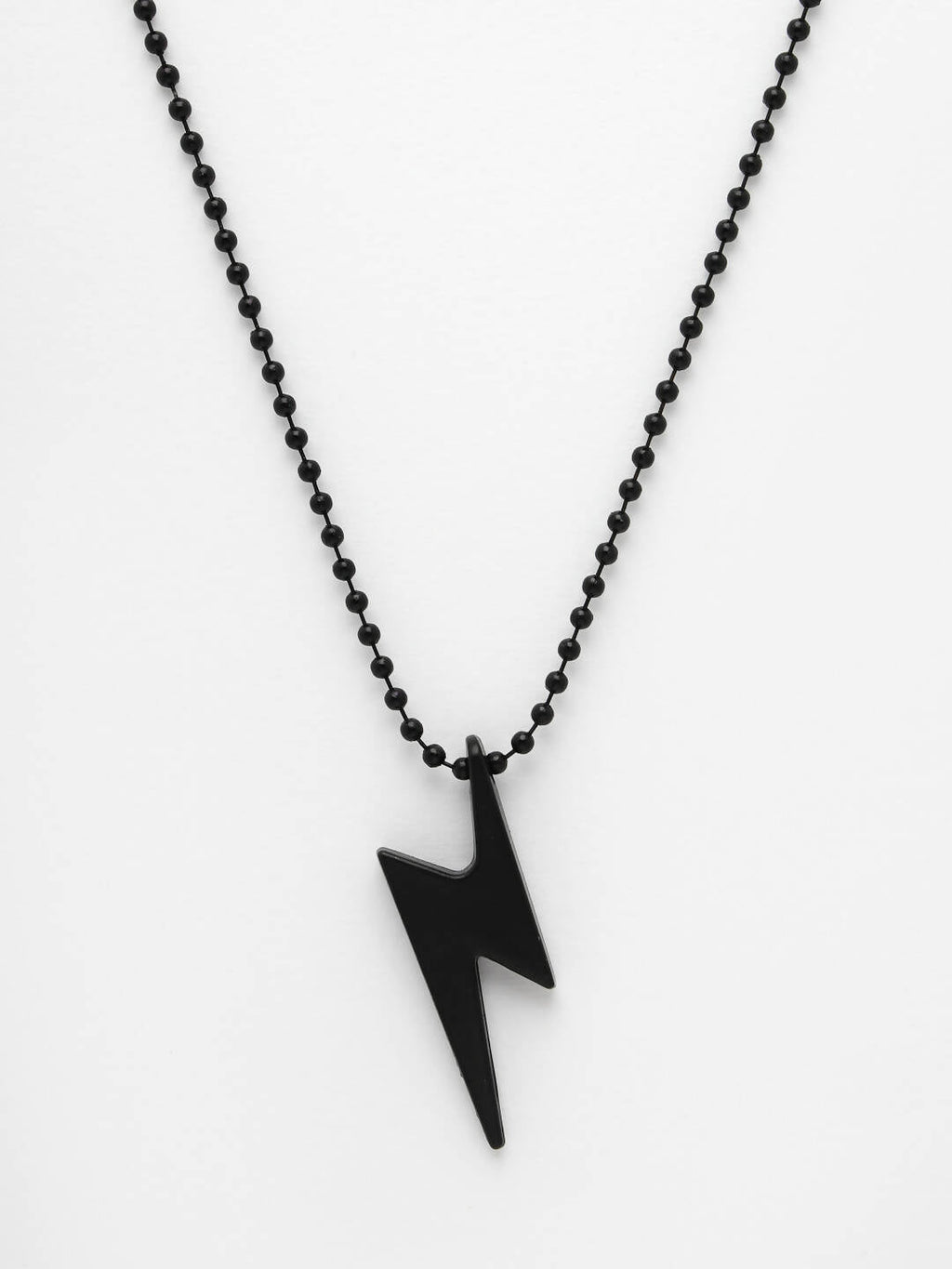 NVR Men Black Plated Flash Pendent With Chain | Grocsy