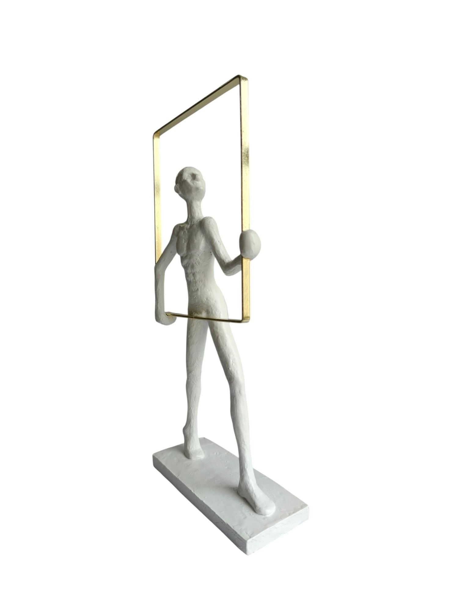 Sun Mun Decors Abstract Man Frame White | Grocsy