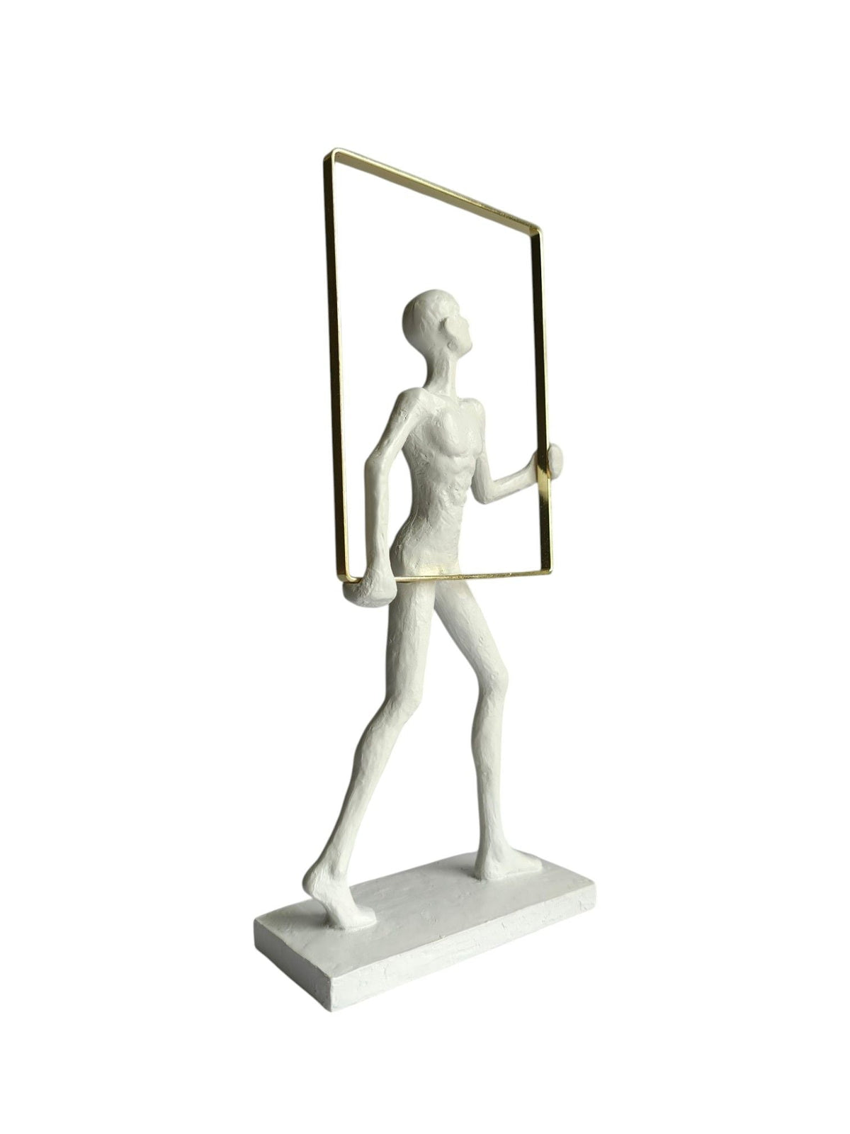 Sun Mun Decors Abstract Man Frame White | Grocsy