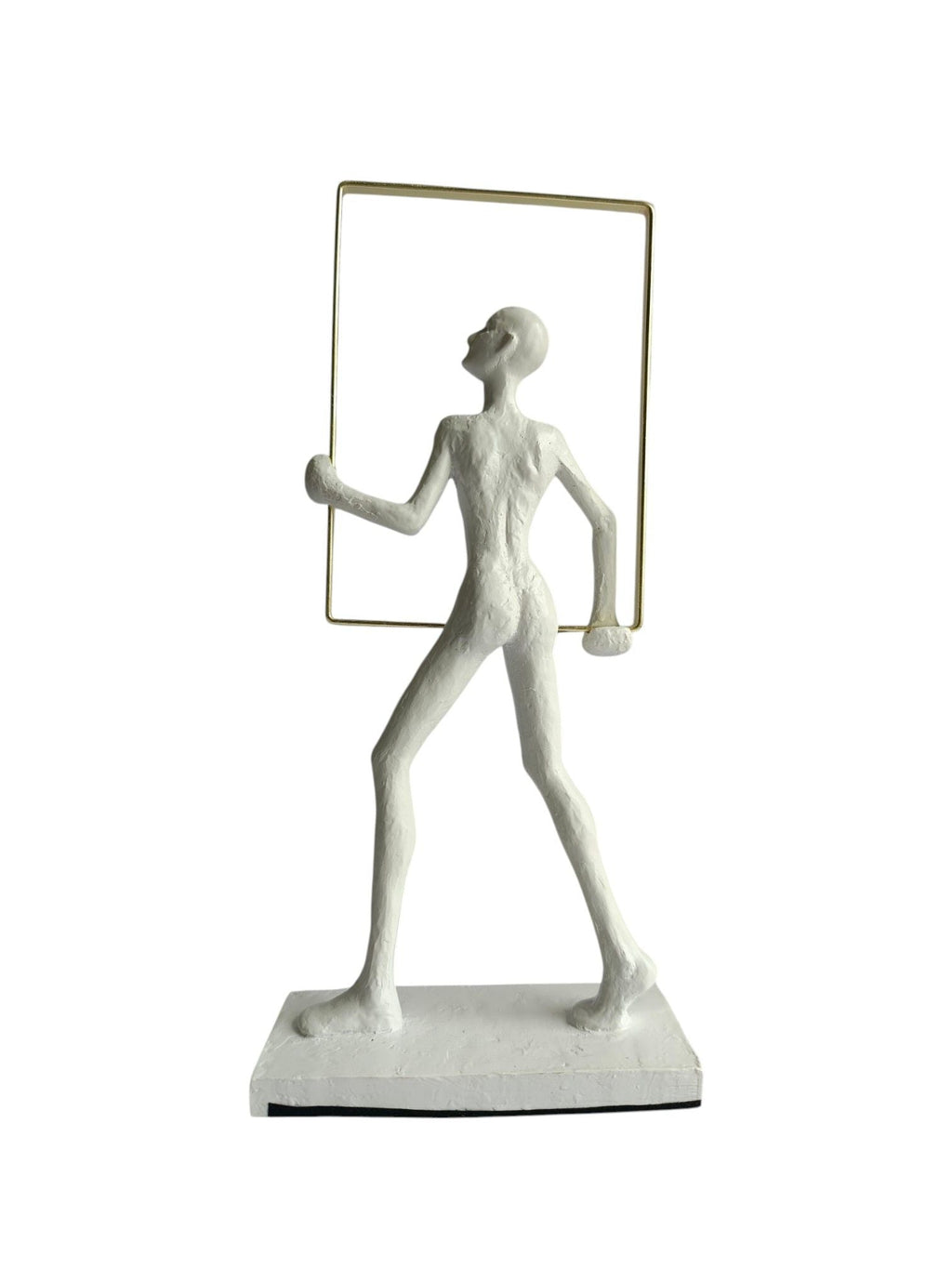 Sun Mun Decors Abstract Man Frame White | Grocsy