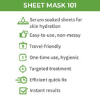 Nykaa Skin Secrets Exotic Indulgence Charcoal + Bamboo Sheet Mask | Grocsy
