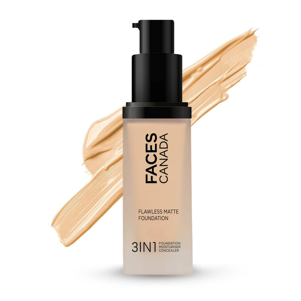 Faces Canada Flawless Matte Foundation - Rich Ivory | Grocsy