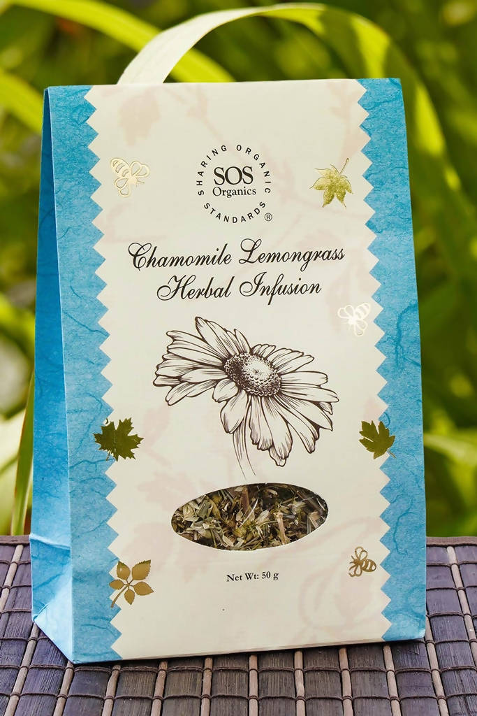 SOS Organics Chamomile Lemongrass Herbal Infusion | Grocsy