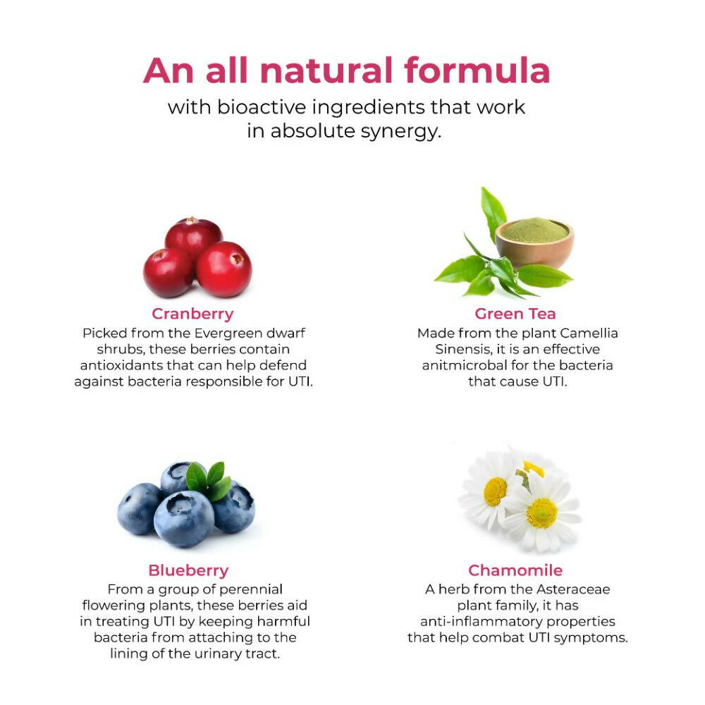 Wellbeing Nutrition Melts UTI Relief Oral Strips-Cranberry Fusion Flavor | Grocsy