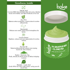 Bake 2% Salicylic Acid + Zinc PCA Anti-Acne Clay Mask - Combo | Grocsy