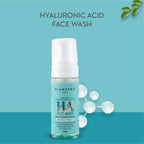 Glamveda Hyaluronic Acid Hydra Boost Foaming Face Wash | Grocsy