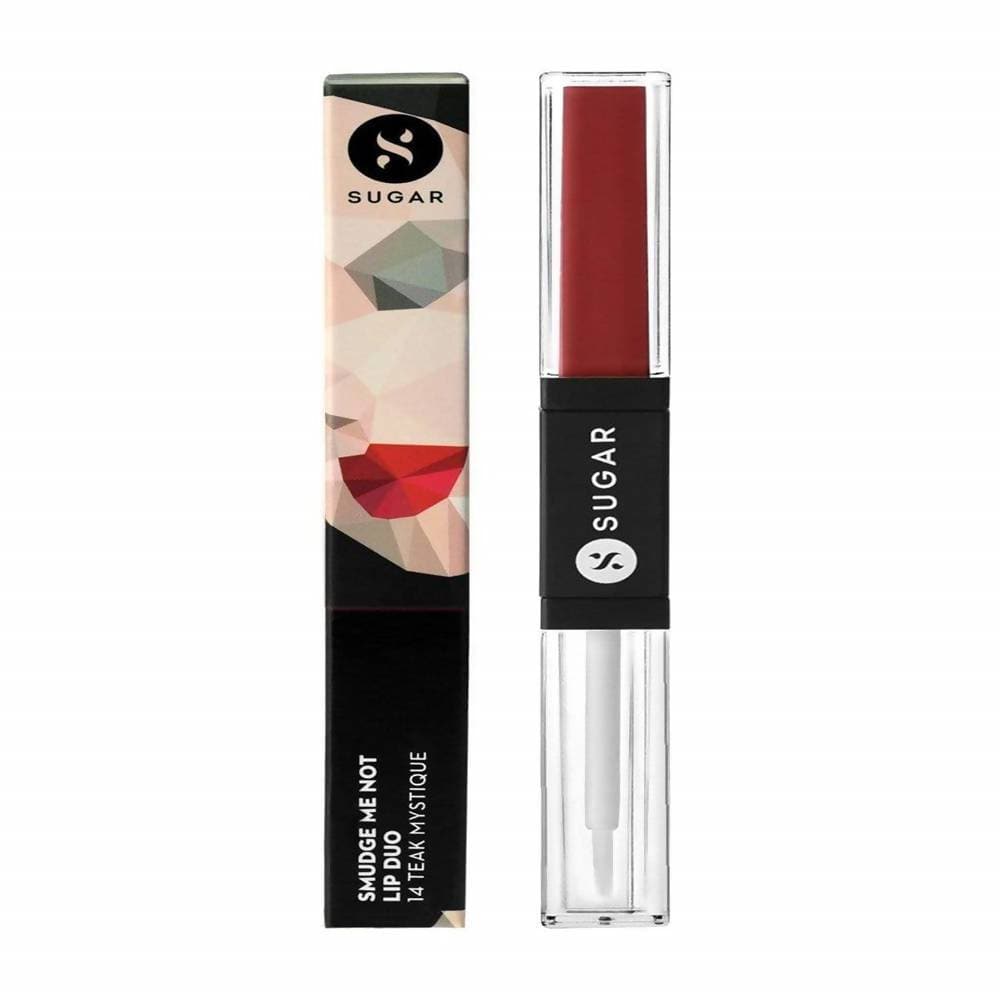 Sugar Smudge Me Not Lip Duo - Teak Mystique (Warm Brown) | Grocsy