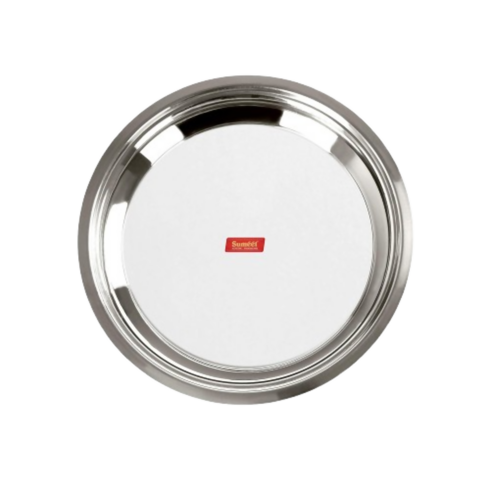 Sumeet Heavy Stainless Steel Parat - 35.5Cm | Grocsy