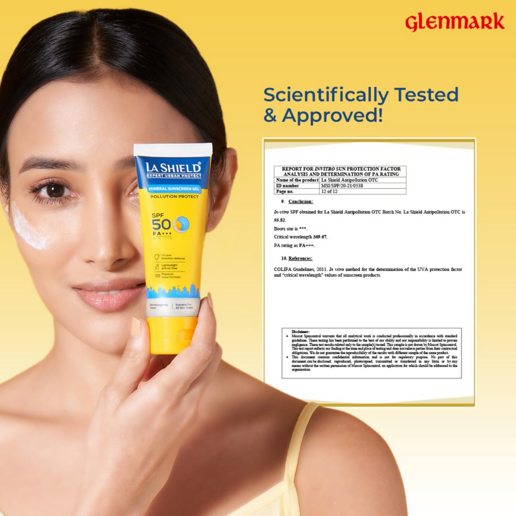 La Shield Pollution Protect SPF 50 Mineral Sunscreen Gel | Grocsy