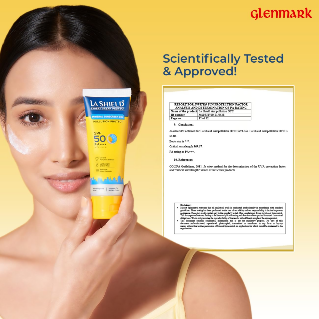 La Shield Pollution Protect SPF 50 Mineral Sunscreen Gel | Grocsy