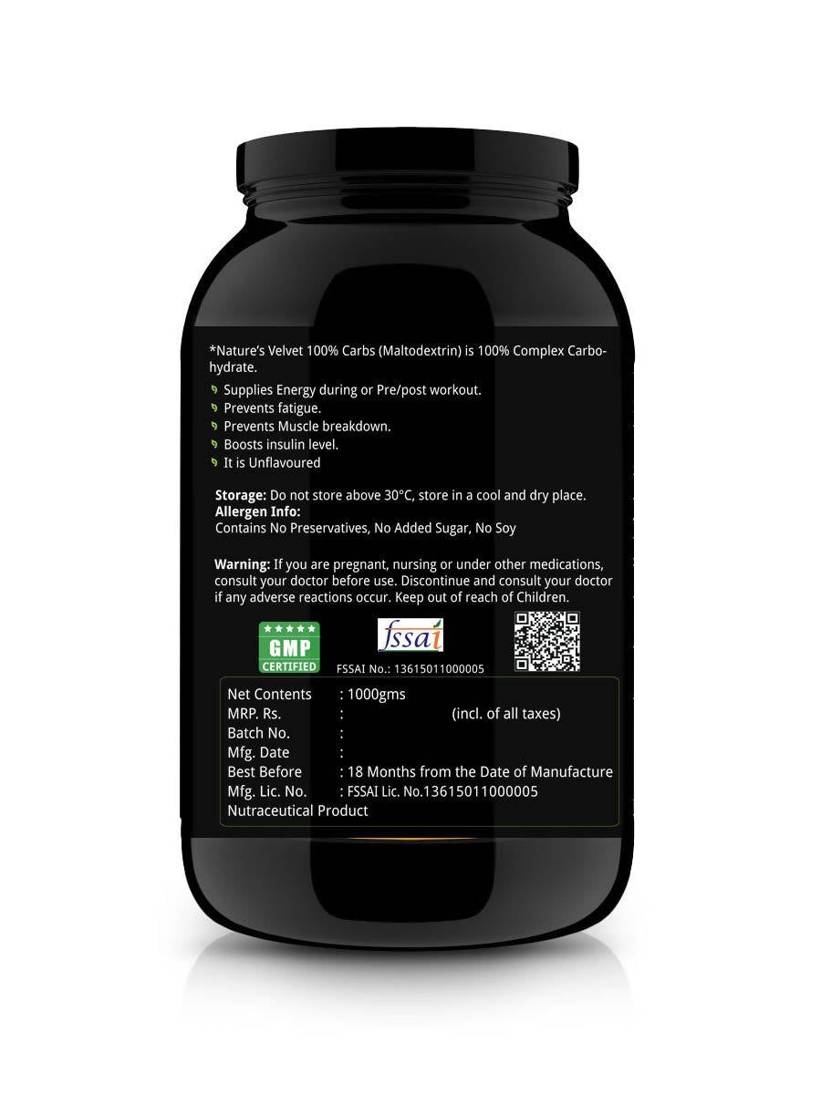 Nature's Velvet 100% Carbs Powder | Grocsy
