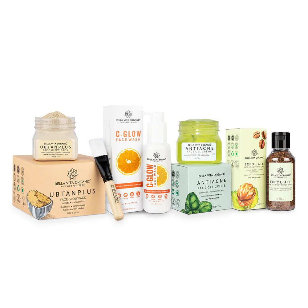 Bella Vita Organic Oil Control & Face Glow Combo | Grocsy