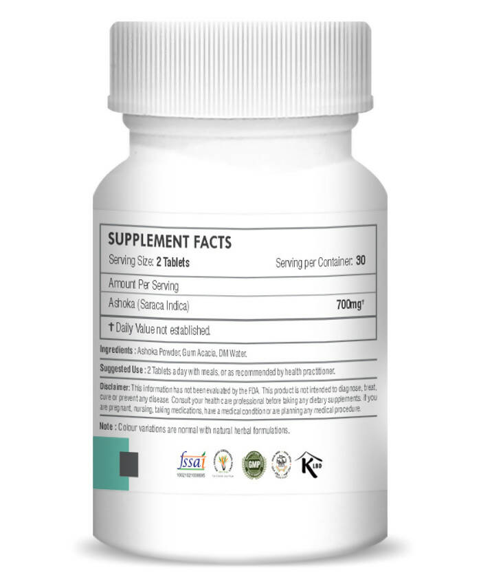 H&C Herbal Ashoka Tablets | Grocsy