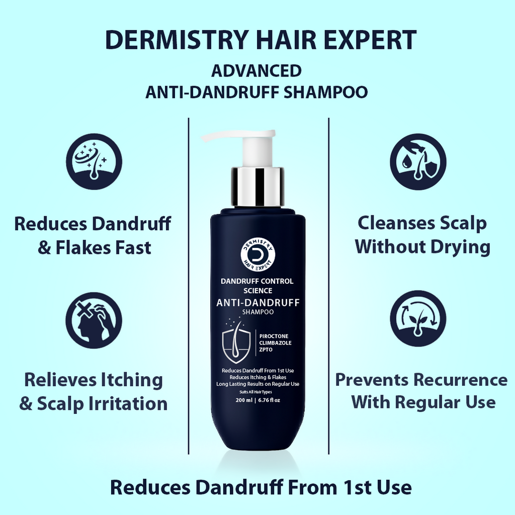 Dermistry Anti-Dandruff Control Shampoo Mask & Serum | Grocsy