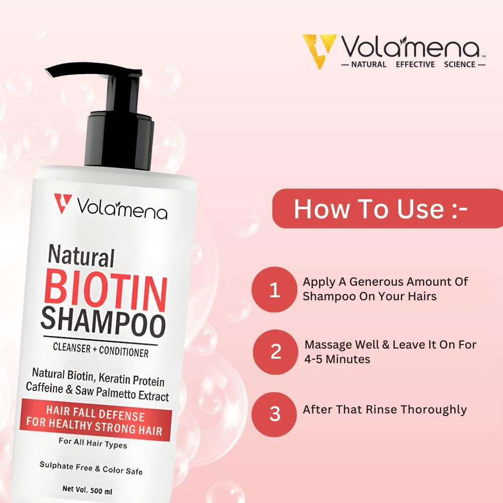 Volamena Natural Biotin 2 In 1 Shampoo | Grocsy