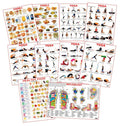 Dreamland Educational Charts - Combo 6 (10 Charts) : Children Early Learning Laminated Chart | Grocsy