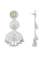 Joban Fashion Women Handcrafted Silver Tone Earrings | Grocsy