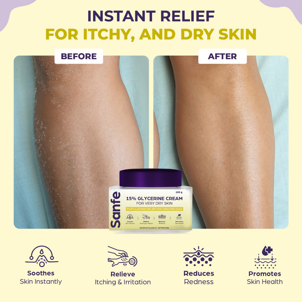 Sanfe Eczema Relief Cream For Very Very Dry Skin | Grocsy