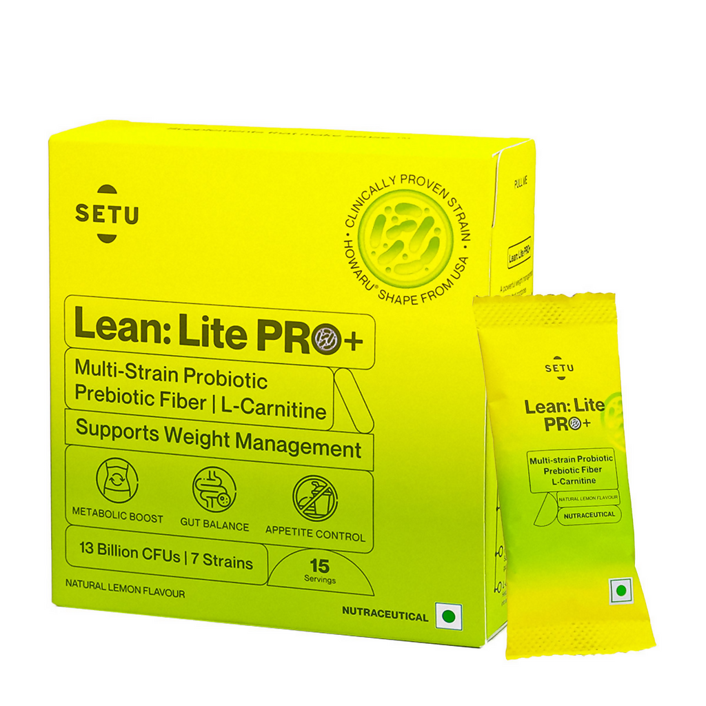 Setu Lean Lite Pro+ Weight Management Gut Health Powder | Grocsy