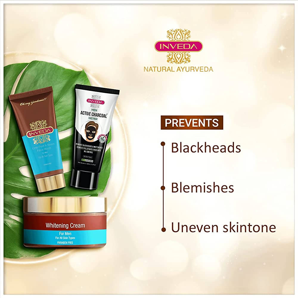 Inveda Complete Day & Night Skin Care Kit For Men | Grocsy