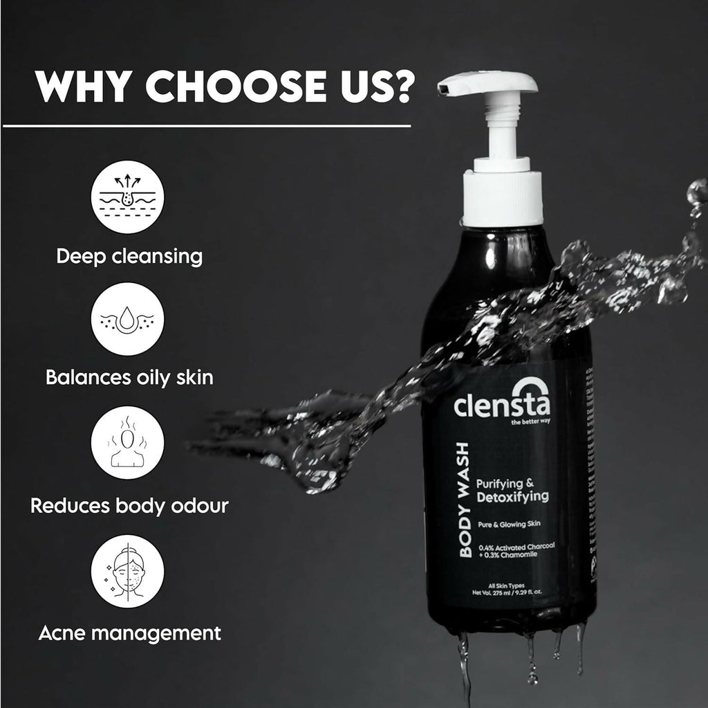 Clensta Purifying & Detoxifying Body Wash | Grocsy