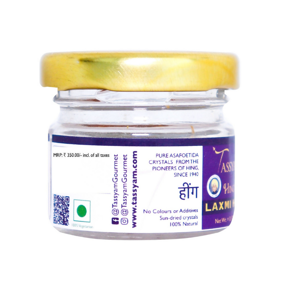 Tassyam Organics Laxmi Chand Strong Raw Hing Crystals | Grocsy