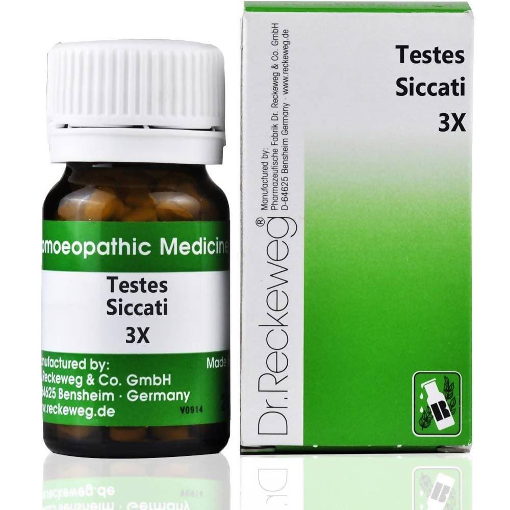 Dr. Reckeweg Testes Siccati Trituration 3X Tablet | Grocsy