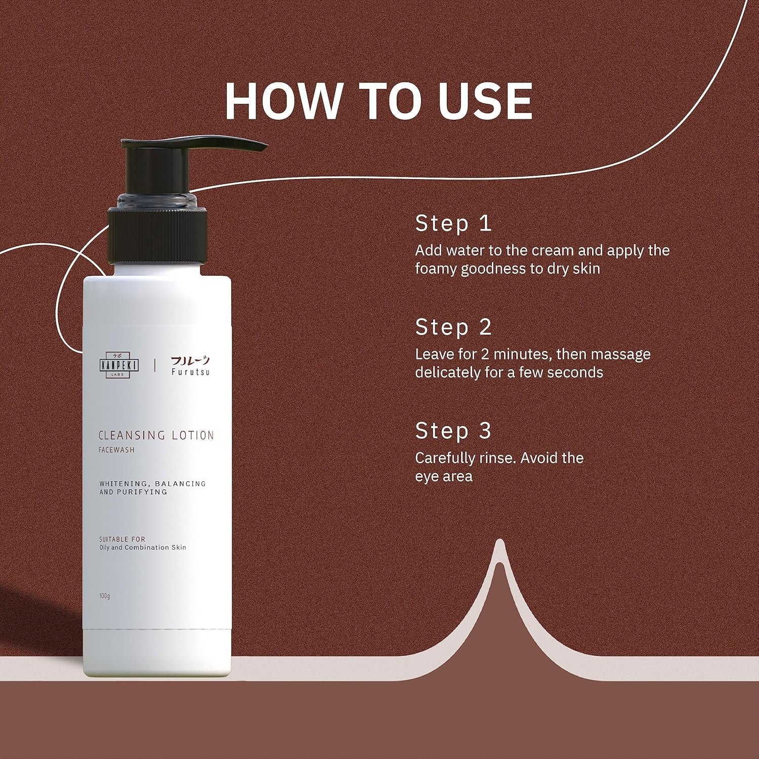 Kanpeki Labs Furutsu Cleansing Lotion Face Wash | Grocsy