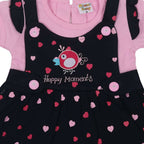 NammaBaby Baby Girl's A-Line Mini Frock Dress - Pink 117 | Grocsy