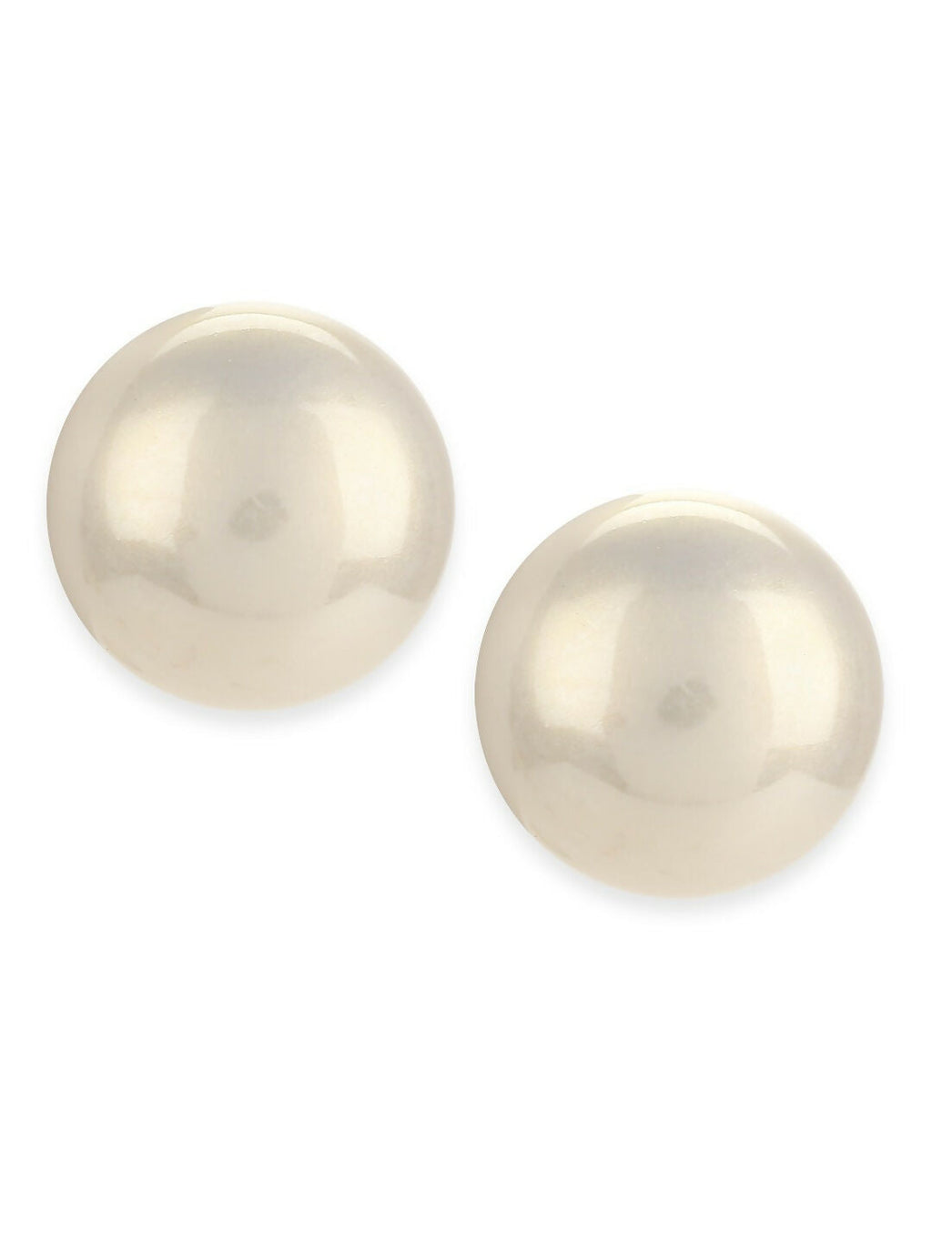 Cream Studs (16mm)- Ruby Raang | Grocsy