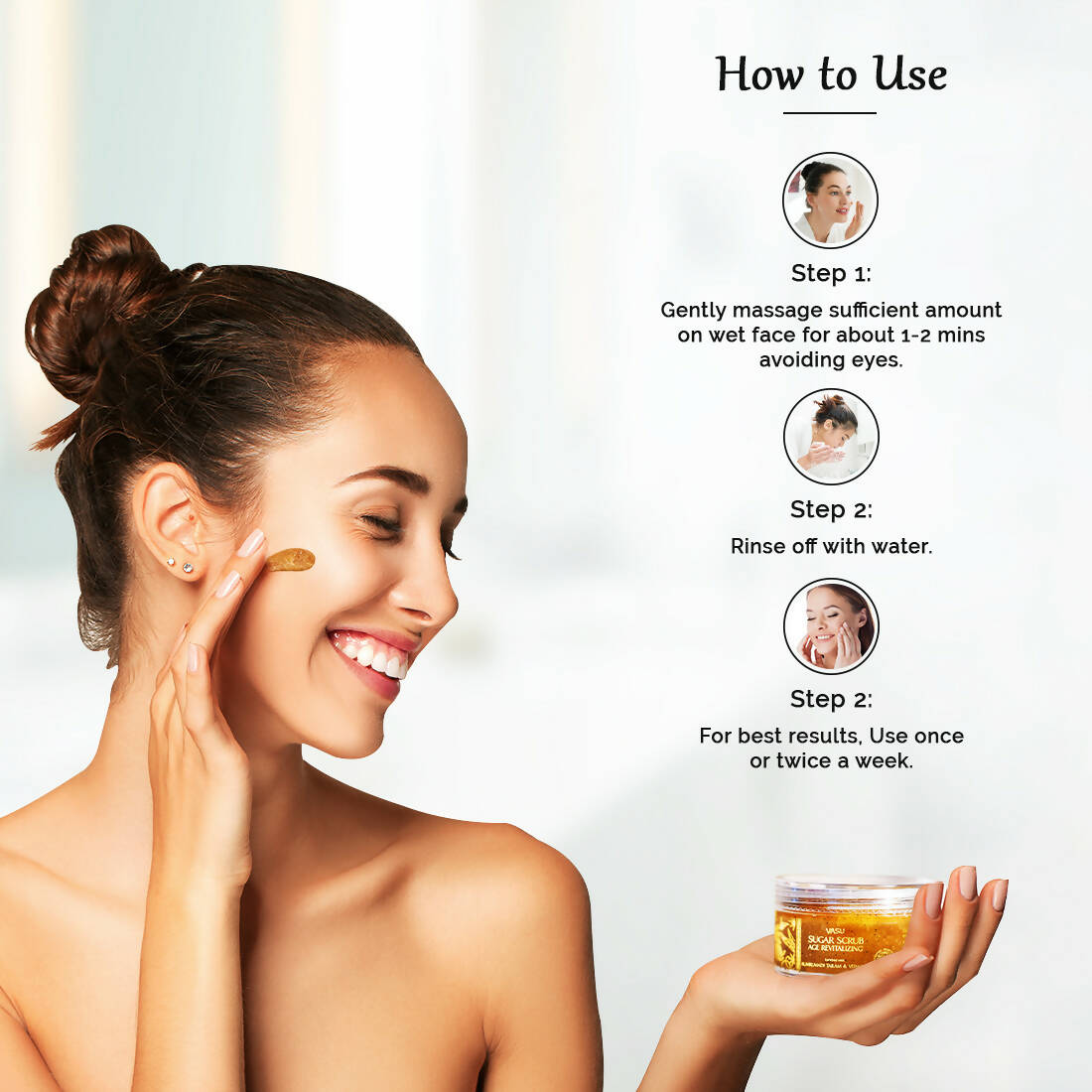Vasu Healthcare Age Revitalizing Sugar Scrub | Grocsy