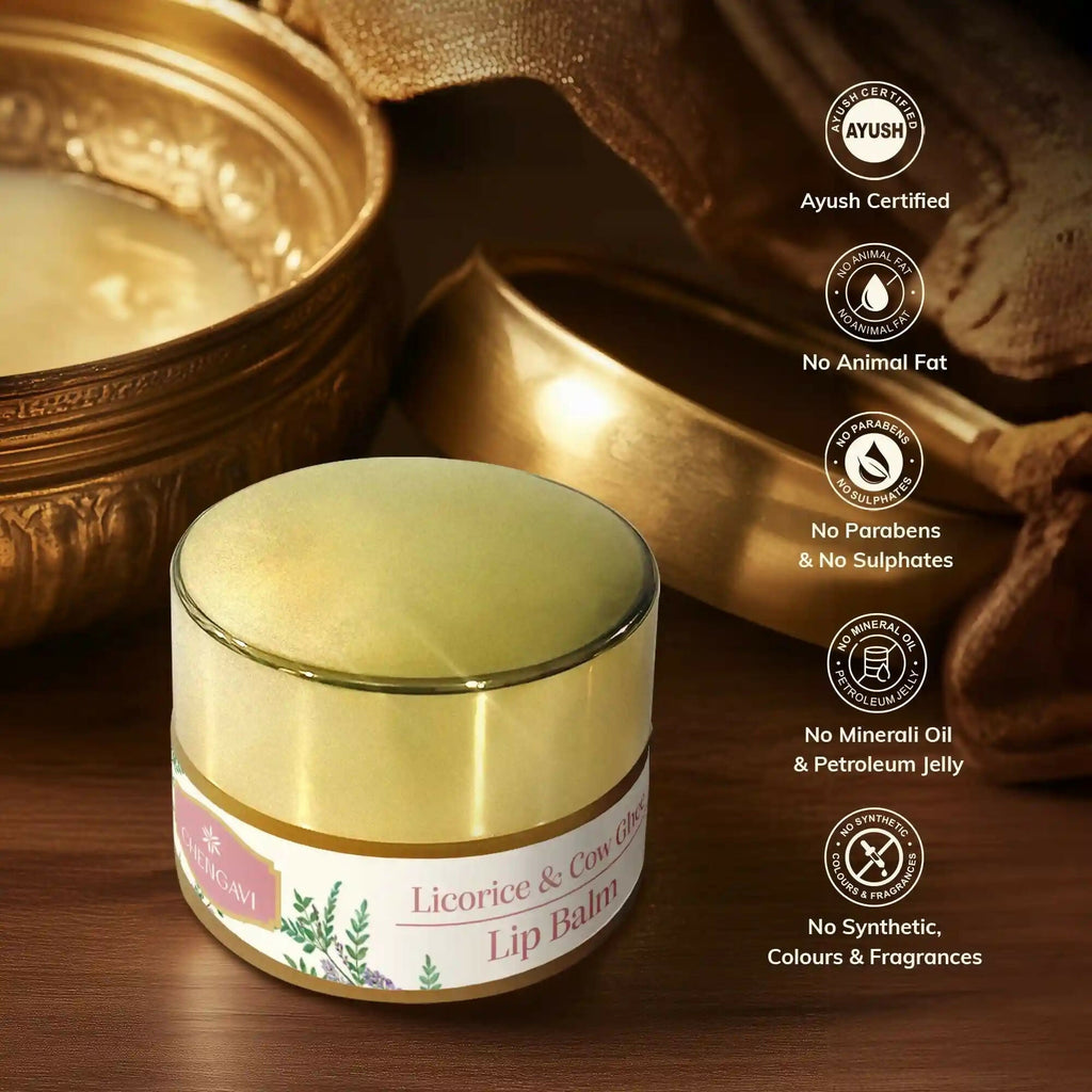 Chengavi Licorice & Cow Ghee Lip Balm | Grocsy