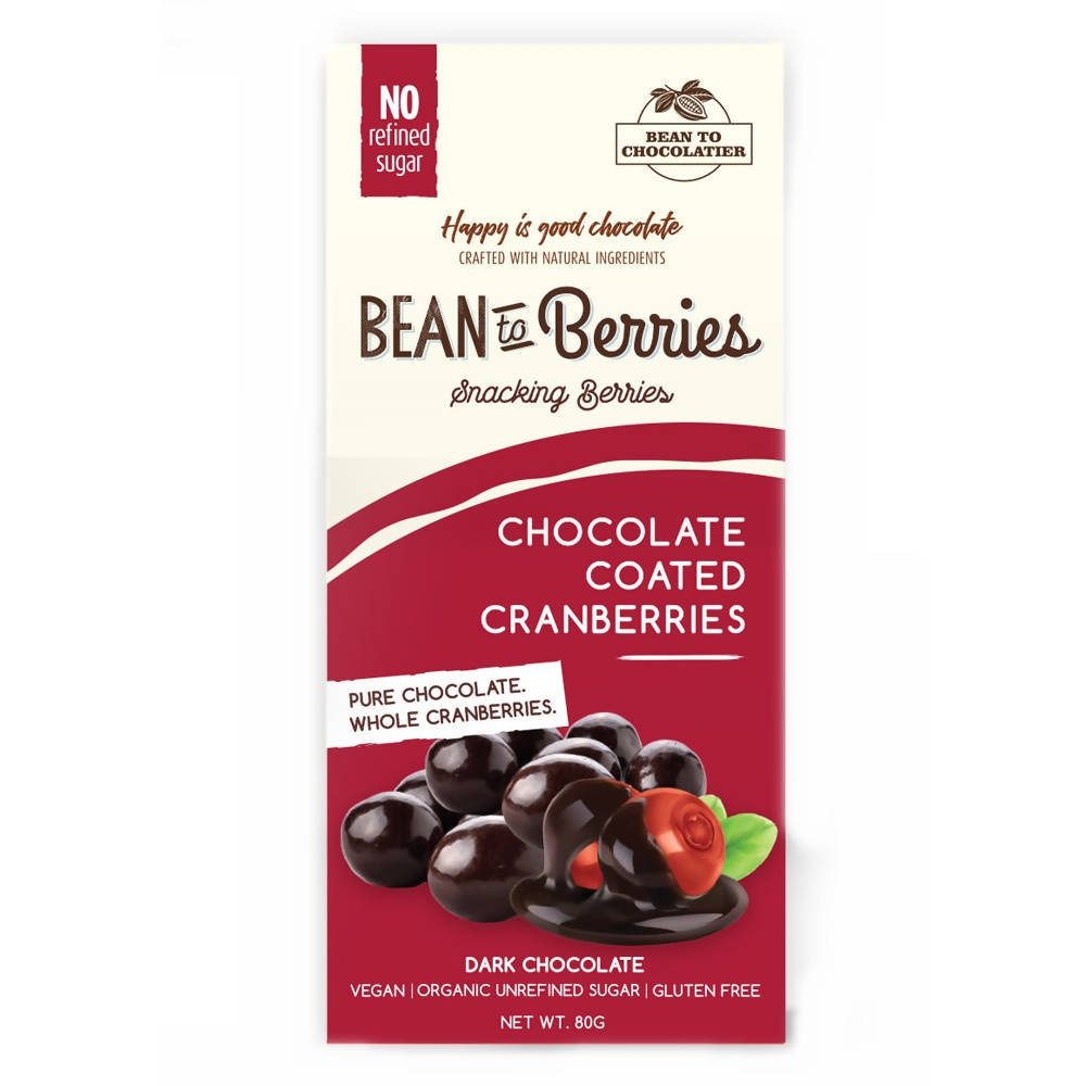 Pink Harvest Bean To Berries Chocolate Coated Cranberries | Grocsy