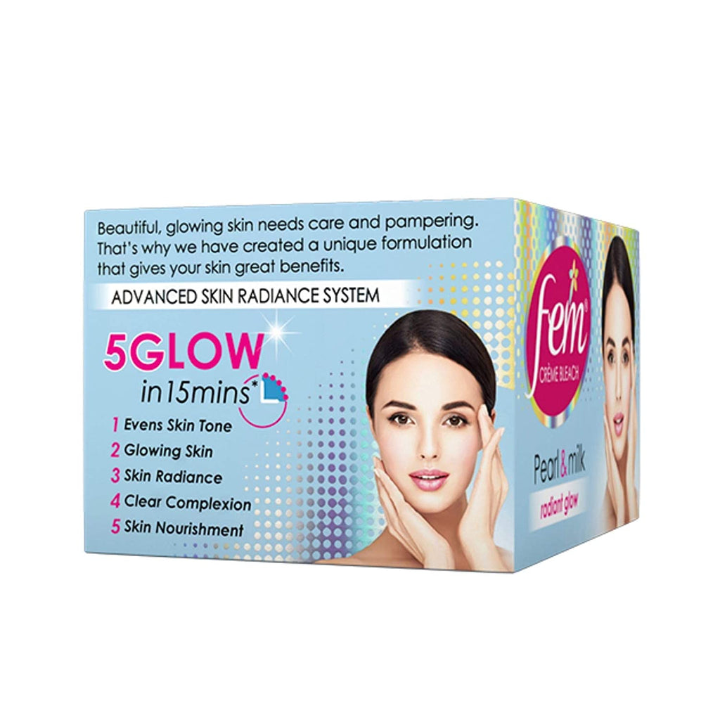Fem Fairness Naturals Pearl Cream Bleach | Grocsy