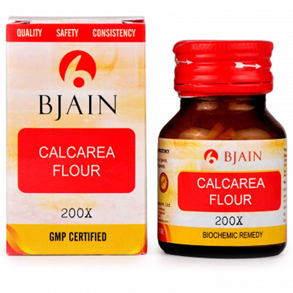 Bjain Homeopathy Calcarea Fluorica (Flour) Biochemic Tablet | Grocsy