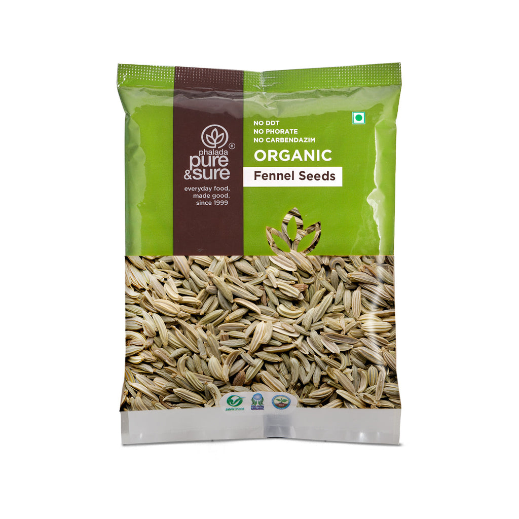 Pure & Sure Organic Fennel Seeds | Grocsy