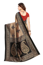 Vamika Red Printed Art Silk Saree | Grocsy