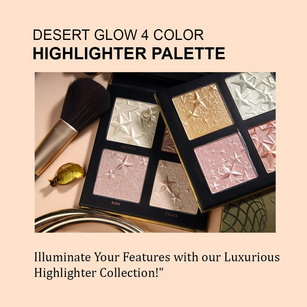 Daily Life Forever52 Desert Glow 4 Color Highlighter Palette - DGH003 | Grocsy