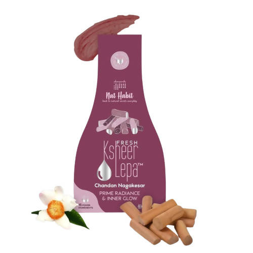 Nat Habit Fresh Chandan Nagakesar Lepa (Face Pack) | Grocsy