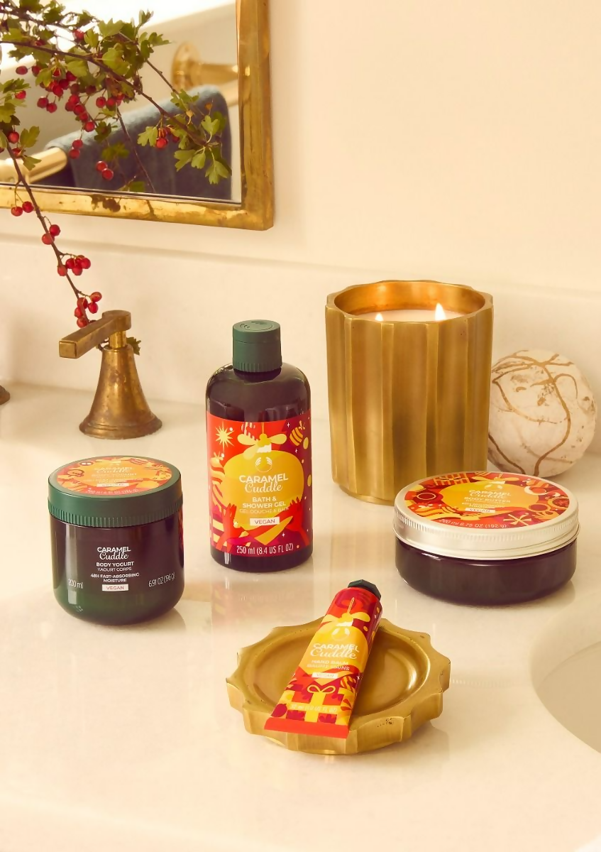 The Body Shop Caramel Cuddle Bath & Shower Gel | Grocsy