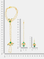 Ruby Raang Green Aura Set | Grocsy