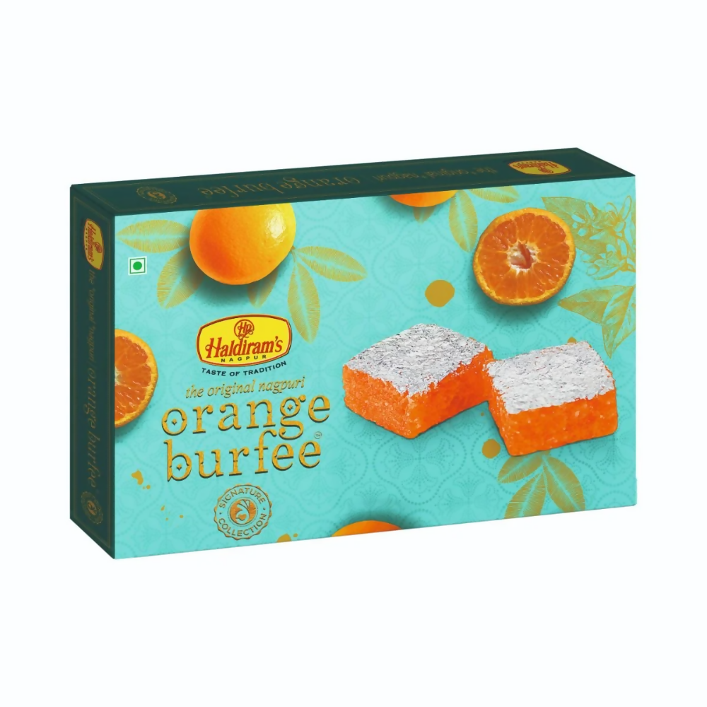 Haldiram's Orange Burfee | Grocsy