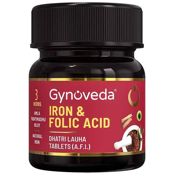 Gynoveda Iron & Folic Acid Tablets | Grocsy